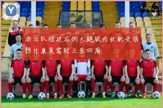 浙江队程进右侧大腿股内收肌受伤预计康复需时三至四周